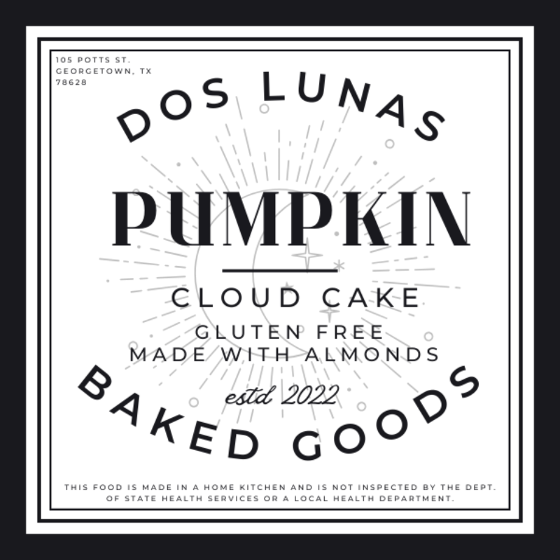 Pumpkin Cloud Cake Main Image